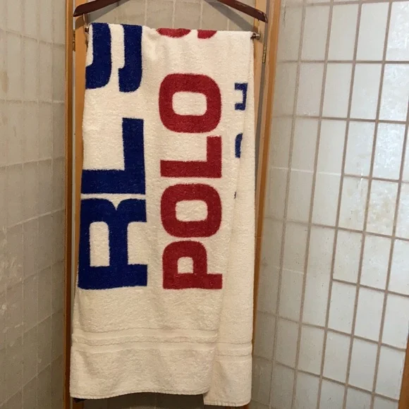 Ralph Lauren vintage 90s Polo Sport beach towel. - Picture 4 of 6